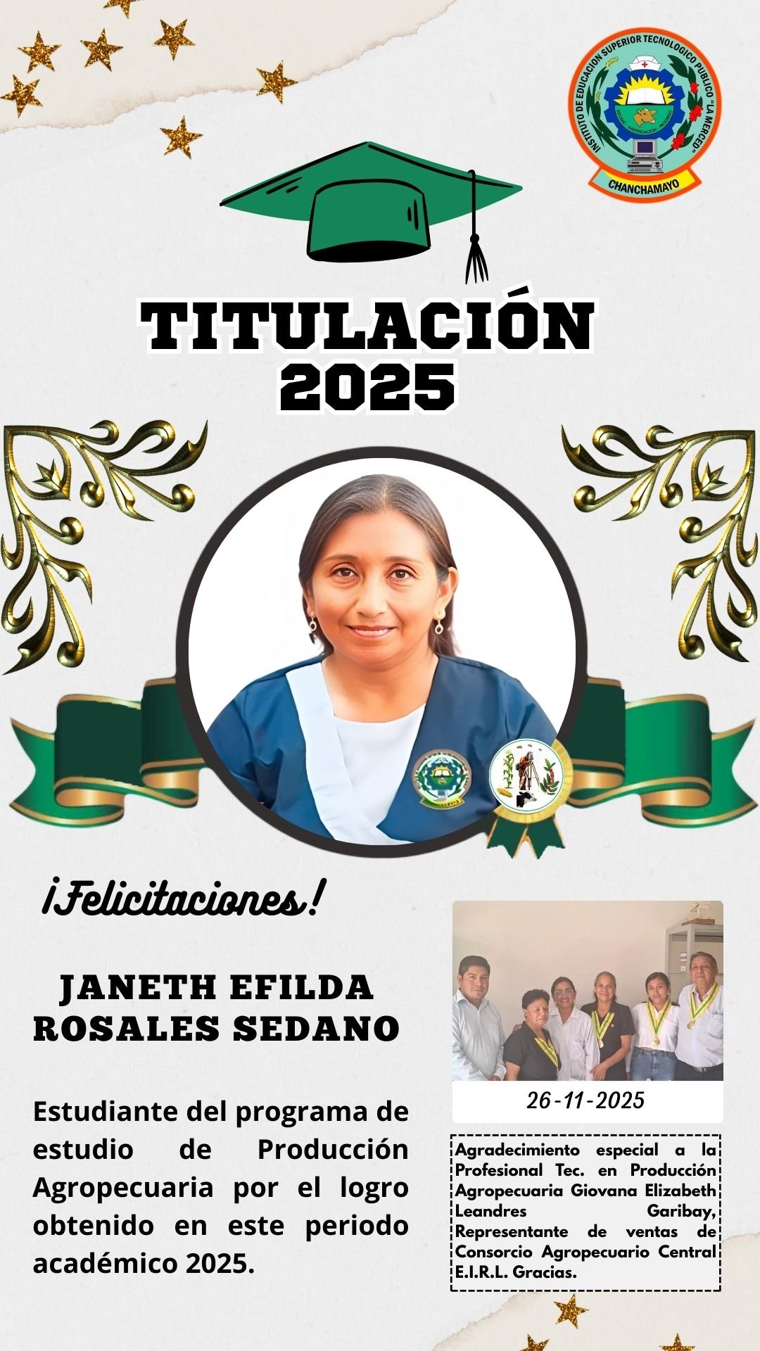 🎓 TITULACIÓN PRODUCCIÓN AGROPECUARIA 2025
