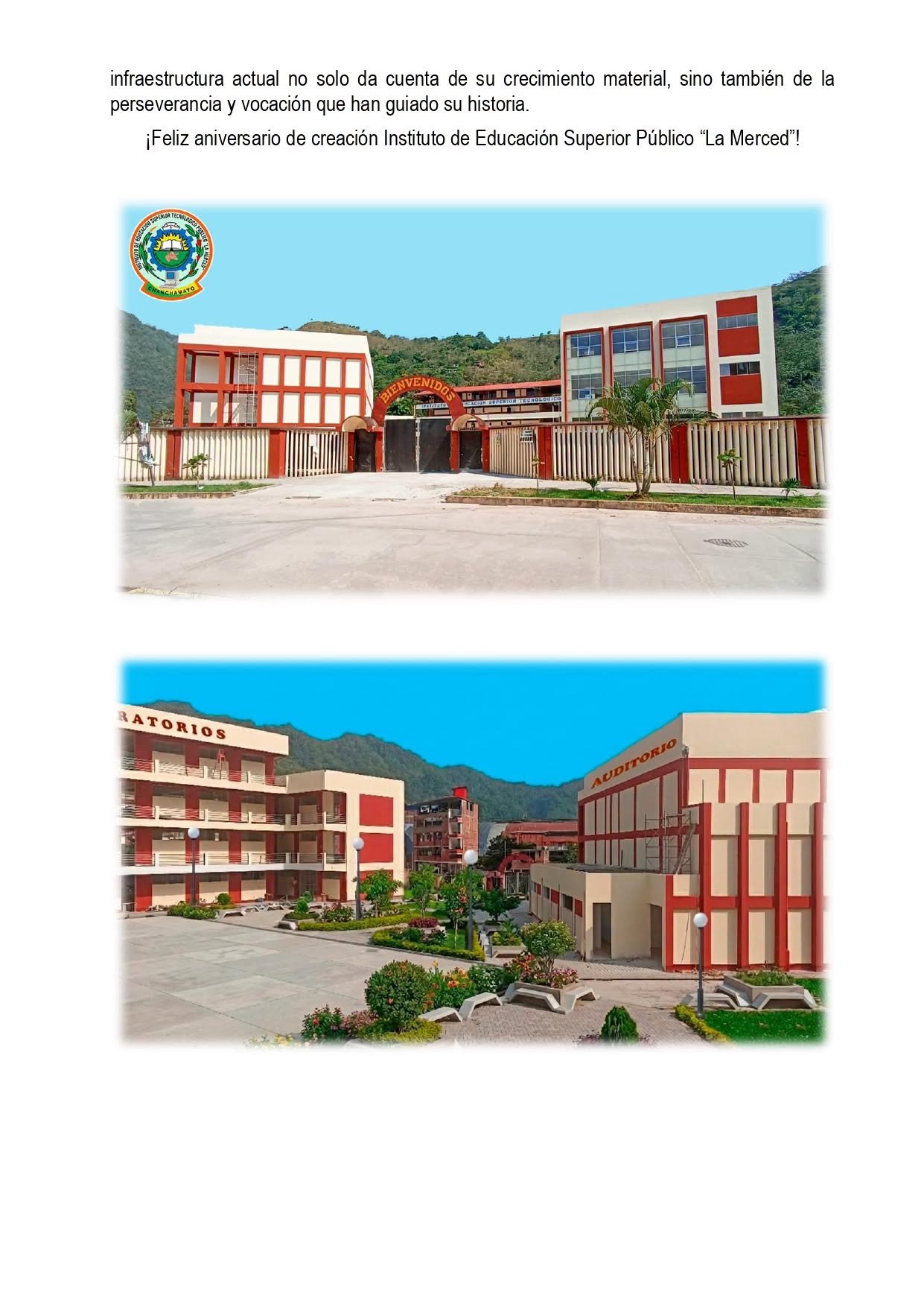 𝐈𝐍𝐒𝐓𝐈𝐓𝐔𝐓𝐎 𝐃𝐄 𝐄𝐃𝐔𝐂𝐀𝐂𝐈Ó𝐍 𝐒𝐔𝐏𝐄𝐑𝐈𝐎𝐑 𝐓𝐄𝐂𝐍𝐎𝐋Ó𝐆𝐈𝐂𝐎 𝐏Ú𝐁𝐋𝐈𝐂𝐎 «𝐋𝐀 𝐌𝐄𝐑𝐂𝐄𝐃» – 𝐅𝐄𝐋𝐈𝐂𝐄𝐒 𝟑𝟕 𝐀Ñ𝐎𝐒 𝐃𝐄 𝐂𝐑𝐄𝐀𝐂𝐈Ó𝐍